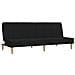 Divano Letto A 2 Posti Nero In Tessuto - Foto miniatura 1