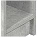 Comodino con Cassetto Grigio Cemento 20x36x60 cm - Foto miniatura 9