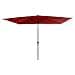 Hapunaombrello Rettangolare Diritto 2x3m Rosso - Foto miniatura 1