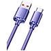 Doppio Cavo Usb Type-c A Ricarica Rapida 120w Con Spegnimento Automatico, 6a, 480mbps, Compatibile Con Huawei, Samsung, Apple, Garmin Purple 2 Metri - Foto miniatura 1