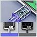 Doppio Cavo Usb Type-c A Ricarica Rapida 120w Con Spegnimento Automatico, 6a, 480mbps, Compatibile Con Huawei, Samsung, Apple, Garmin Purple 2 Metri - Foto miniatura 5