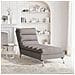 Chaise Longue Massaggi con Cuscini Tortora in Tessuto - Foto miniatura 3