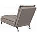 Chaise Longue Massaggi con Cuscini Tortora in Tessuto - Foto miniatura 6
