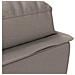 Chaise Longue Massaggi con Cuscini Tortora in Tessuto - Foto miniatura 8