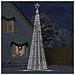 Albero di Natale a LED con Punte 1534 LED Bianco Freddo 500 cm - Foto miniatura 3