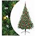 Albero di Natale artificiale con luci integrate Verde 180 cm - Foto miniatura 1