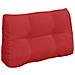 Cuscino per Schiena Rosso 80 x 24 x 50 cm Tessuto - Foto miniatura 1