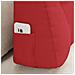 Cuscino per Schiena Rosso 80 x 24 x 50 cm Tessuto - Foto miniatura 5