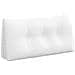 Cuscino per Schiena Bianco 100 x 24 x 50 cm Tessuto - Foto miniatura 1