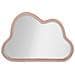 Specchio Da Parete Cloud A Nuvola In Velluto Rosa 96x67 Cm - Foto miniatura 1