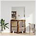 Cancello per cani con supporti 2 pcs Rovere Fumo 80 x 100 cm - Foto miniatura 3