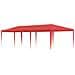 Tenda Party Rosso 900 x 300 x 255 cm PE e Acciaio - Foto miniatura 1