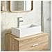 Lavabo da bagno Cromato 45,5 x 25,5 x 13 cm Metallo - Foto miniatura 6