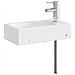 Lavabo da bagno Cromato 45,5 x 25,5 x 13 cm Metallo - Foto miniatura 7
