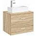 Lavabo da bagno Cromato 45,5 x 25,5 x 13 cm Metallo - Foto miniatura 8