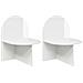 Comodino 2 pcs Bianco Lucido 48 x 49 x 65 cm - Foto miniatura 1