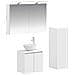 Set di mobili per il bagno 4 pcs Bianco - Foto miniatura 1