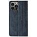 Custodia Magnetica Per Iphone 13 Pro Con Portafoglio + Mini Portachiavi Blu - Foto miniatura 6