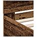 Struttura del letto con strisce LED Legno vecchio 160 x 200 cm - Foto miniatura 5