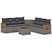 Set di divani 8 pz Grigio e Grigio Scuro - Foto miniatura 1