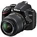 D3200 Nero Kit 18-55 VR + 55-300 VR + SD Lexar 8 GB Sensore CMOS Risoluzione 24,2 Mpx Display 3" Filmati Full HD - Foto miniatura 1