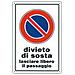 Cart. "divieto Di Sosta"30x20pl - Foto miniatura 2