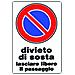 Cart. "divieto Di Sosta"30x20pl - Foto miniatura 3