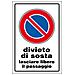 Cart. "divieto Di Sosta"30x20pl - Foto miniatura 1
