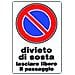 Cart. "divieto Di Sosta"30x20pl - Foto miniatura 4