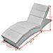 Sedia A Sdraio Poltrona Bianca - Foto miniatura 5