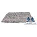 Tappeto Bagno Retro Gommato Antiscivolo Lavorazione Shaggy Modello Passatello 50x80 Grey - Foto miniatura 5