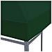 Copertura Superiore Per Gazebo 310 G / m² 4x3m Verde - Foto miniatura 4