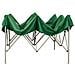 Gazebo Richiudibile 3x3 M Pieghevole Telo Verde In Pvc 100% Impermeabile 9007 - Foto miniatura 3