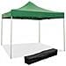 Gazebo Richiudibile 3x3 M Pieghevole Telo Verde In Pvc 100% Impermeabile 9007 - Foto miniatura 6