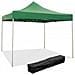 Gazebo Richiudibile 3x3 M Pieghevole Telo Verde In Pvc 100% Impermeabile 9007 - Foto miniatura 7