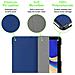 Custodia Per Tablet Compatibile Con Samsung Galaxy Tab S4 (10.5"" Zoll) T830 / T835 In Blu Scuro Jersey - Coperchio Protettiva Ultra Sottile Con Funzione Auto Wake Up E Stand - Foto miniatura 7