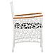 Set da Pranzo da Giardino 5 pz in Polyrattan Bianco - Foto miniatura 15