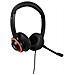 HA530E Cuffia Stereo Padiglione Auricolare Cablato con Microfono Integrato Colore Nero / Rosso - Foto miniatura 1