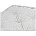 Cuscino Pavimento In Cotone Tinta Unita Ideale Per Divani Pallet Bancale 60x60 60x60 Grigio - Foto miniatura 4