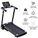 Tapis Roulant Elettrico Pieghevole 1-12km / h Motore 500w Schermo Lcd Nero - Foto miniatura 5