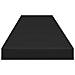 Scaffali A Parete 2 Pz Neri 120x23,5x3,8 Cm In Mdf - Foto miniatura 6