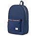 Settlement, Blu, Tessuto, Pelle, Front pocket, Cell phone pocket, Cerniera - Foto miniatura 5