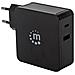 Alimentatore 60w Con Porte Usb-c E Usb-a Nero - Foto miniatura 1