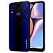 Custodia Compatibile Con Samsung Galaxy A10s - Ottica A Strisce In Cobalto Viola - Coperchio Protettivo In Vetro Temperato E Silicone Tpu - Foto miniatura 1