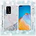 Custodia Compatibile Con Huawei P40 In Marmo Rosa Oro Bianco No. 9 - Coperchio Protettivo In Silicone Tpu Con Motivo A Mosaico - Foto miniatura 6