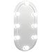 Specchio Con Luci Led 60x30 Cm Ovale In Vetro - Foto miniatura 1