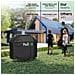 Copertura Barbecue, Telo Copri Barbecue Impermeabile, Telo Protettivo Per Bbq Grill Anti Pioggia Polvere Uv Sole Neve, Tessuto Oxford Super Resistente Per Tutte Le Stagioni (145x61x117 Cm)  - Foto miniatura 6
