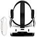 Casco Vr Shinecon G04bs Per Smartphone Realtà Virtuale 3d Con Audio Bluetooth Bianco - Foto miniatura 7