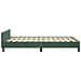 Giroletto senza Materasso Verde Scuro 120x200 cm in Velluto - Foto miniatura 7