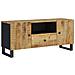 Mobile Tv 105x33,5x46cm Legno Massello Mango Legno Multistrato - Foto miniatura 1